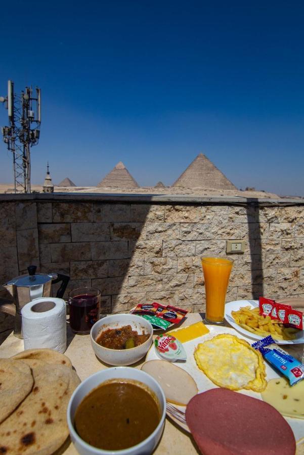 Imhotep Pyramids View Inn Kafret el-Gabal Exterior foto